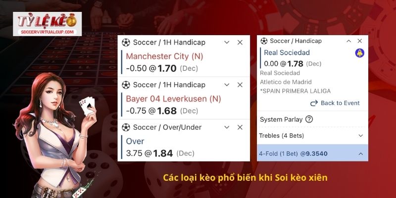 Phân Tích Soi Kèo Xiên Ngay Hôm Nay Mới Nhất 2 Các loại kèo phổ biến khi Soi kèo xiên